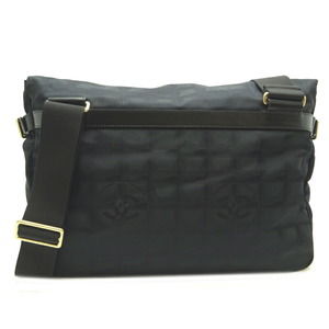 Chanel Messenger Line Black Nylon Shoulder Bag